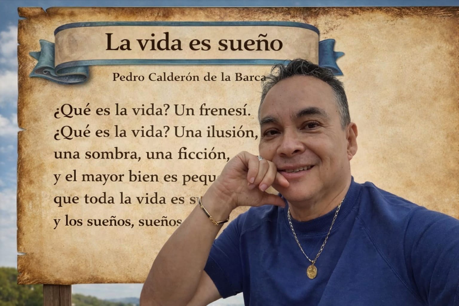 Imagen con texto La vida es sueño